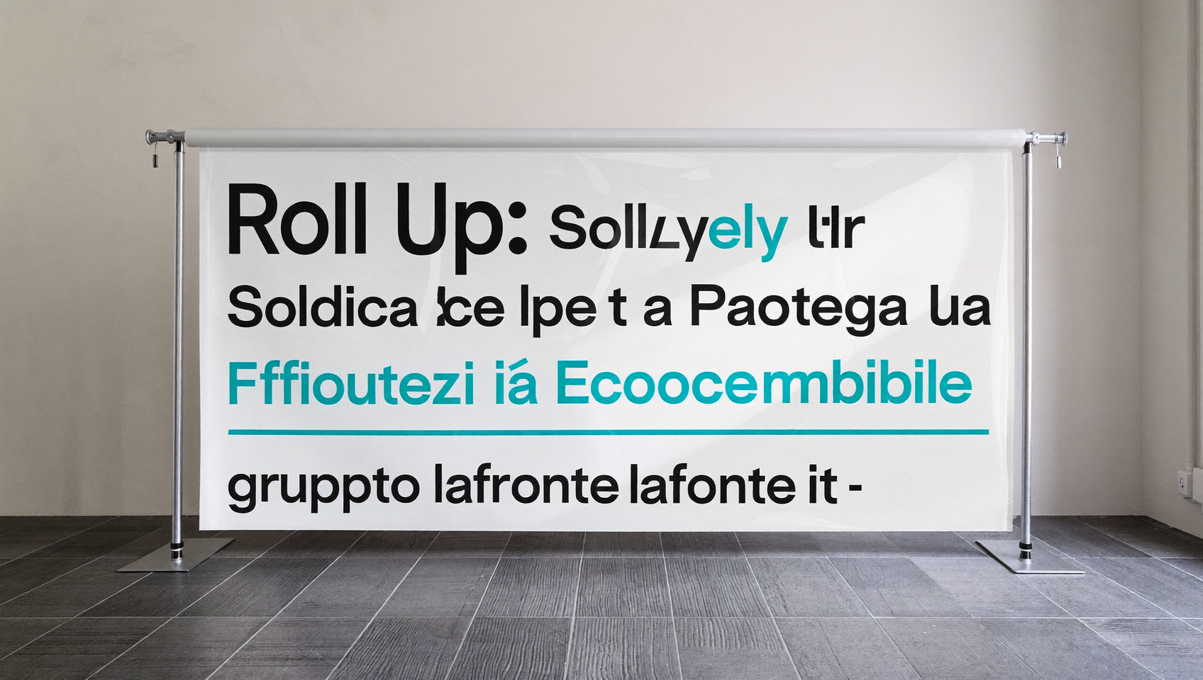 Roll Up: La Soluzione Solida e Pratica per una Pubblicità Efficace ed Ecocompatibile – gruppolafonte.it